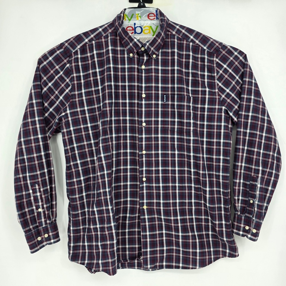 Barbour Shirt Mens XXL Country Plaid Flannel Tailored Fit Outdoor Luxury Cotton